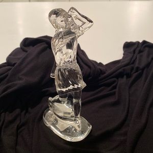 Waterford Crystal Female Golfer Statue